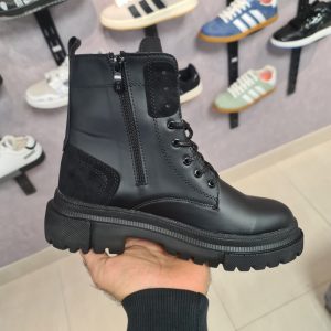 بوت چرم مشکی