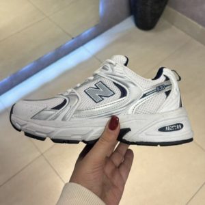 نیوبالانس ۵۳۰ سفید سرمه ای